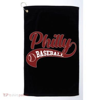 Sporty Philly Baseball Logo Golf Towel