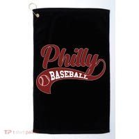 Sporty Philly Baseball Logo Golf Towel thumb 0