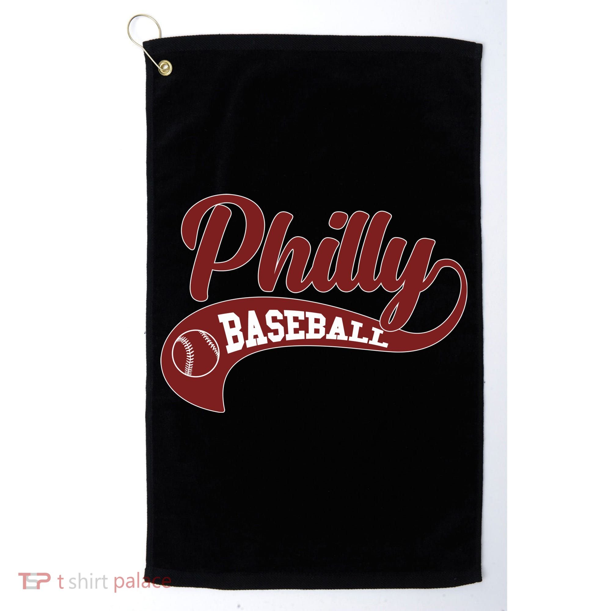 Sporty Philly Baseball Logo Golf Towel