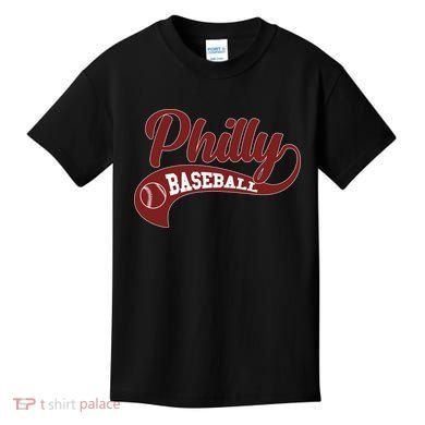 Sporty Philly Baseball Logo Kids T-Shirt