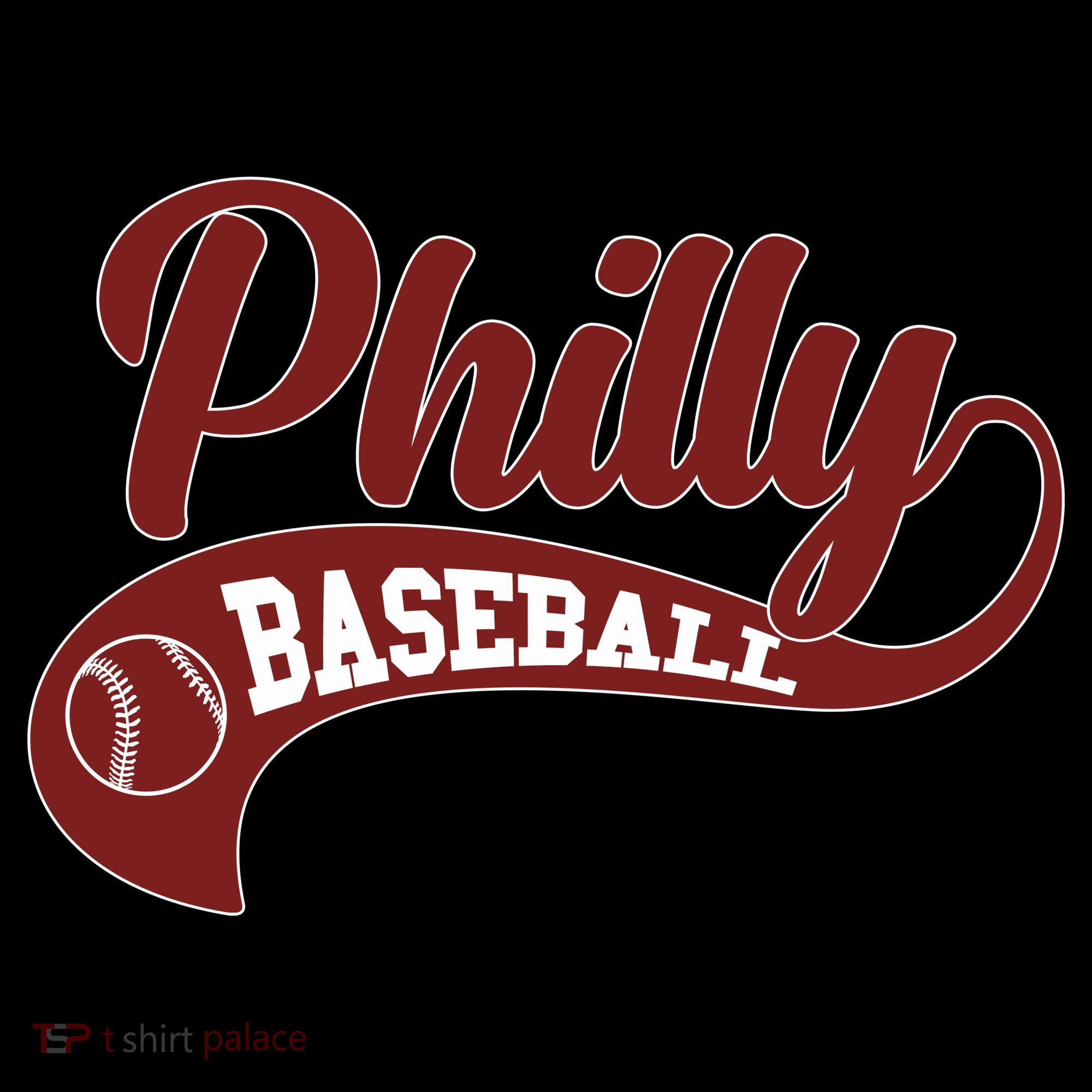 Sporty Philly Baseball Logo Kids T-Shirt