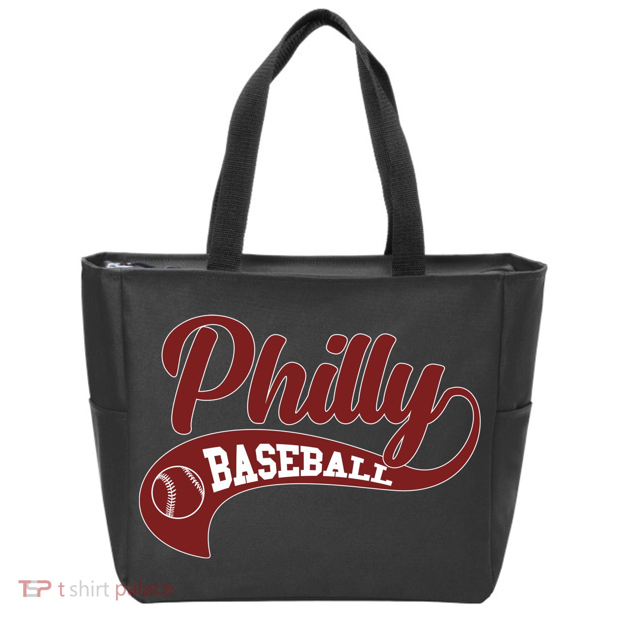 Sporty Philly Baseball Logo Tote Bag
