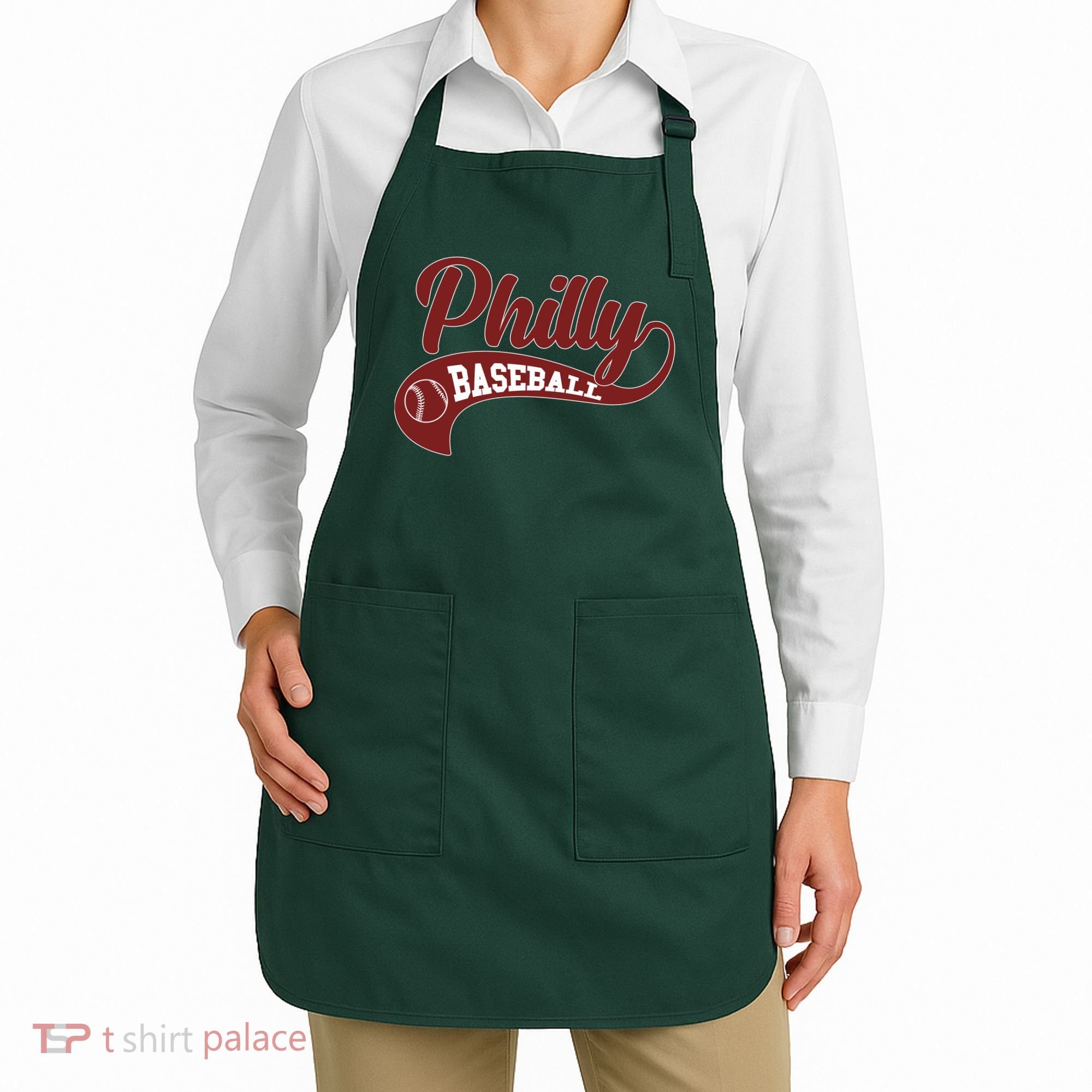 Sporty Philly Baseball Logo Apron