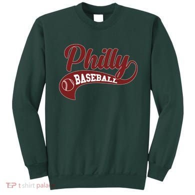 Sporty Philly Baseball Logo Sweatshirt