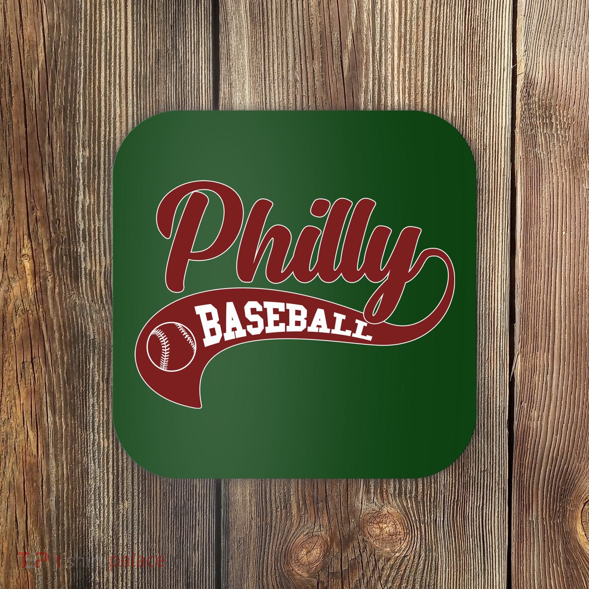 Sporty Philly Baseball Logo Coaster