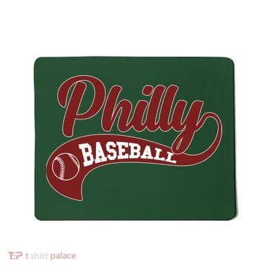 Sporty Philly Baseball Logo Mousepad