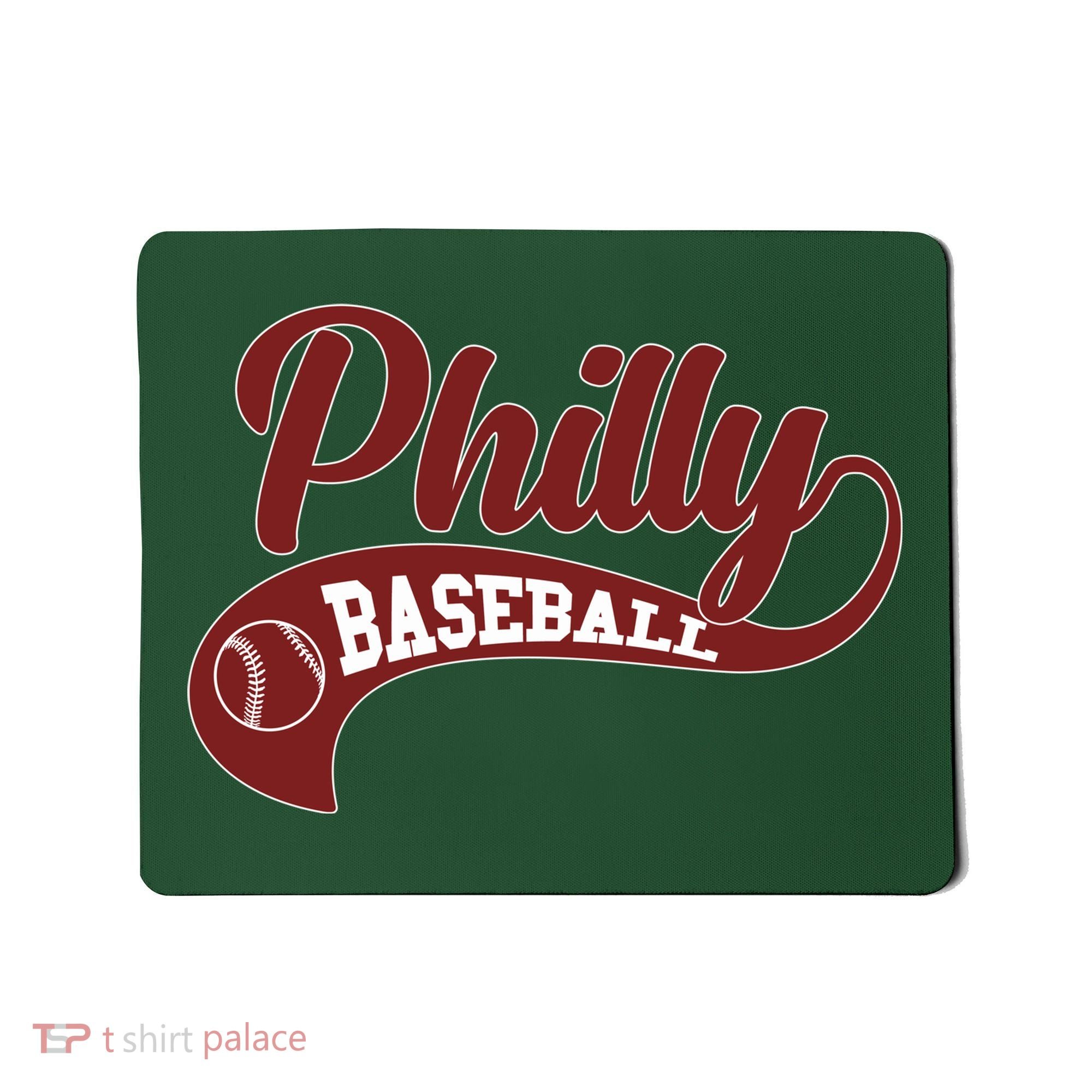 Sporty Philly Baseball Logo Mousepad