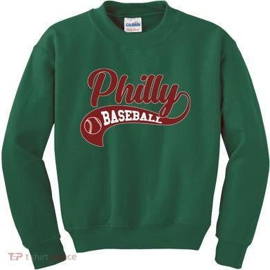 Sporty Philly Baseball Logo Kids Sweatshirt