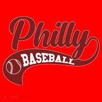 Sporty Philly Baseball Logo Santa Hat thumb 1