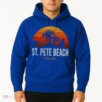 St Pete Beach Florida Fl Palms Vacation Surf Sunset Gift Hoodie thumb 2