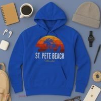 St Pete Beach Florida Fl Palms Vacation Surf Sunset Gift Hoodie thumb 3