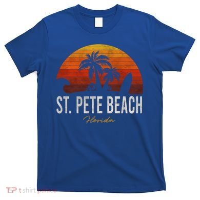 St Pete Beach Florida Fl Palms Vacation Surf Sunset Gift T-Shirt
