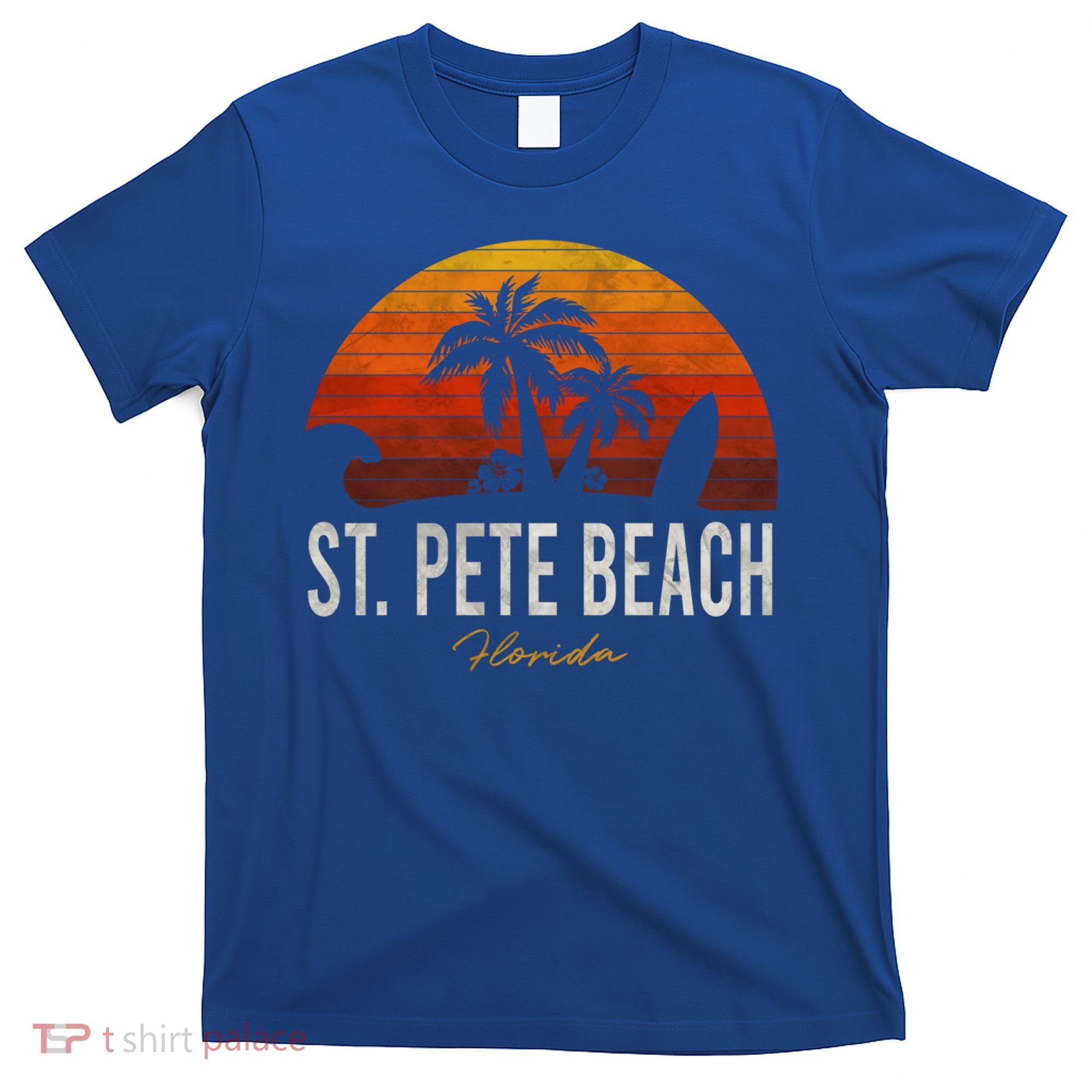 St Pete Beach Florida Fl Palms Vacation Surf Sunset Gift T-Shirt