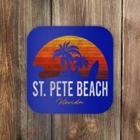 St Pete Beach Florida Fl Palms Vacation Surf Sunset Gift Coaster thumb 0