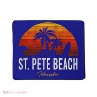 St Pete Beach Florida Fl Palms Vacation Surf Sunset Gift Mousepad thumb 0