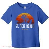 St Pete Beach Florida Fl Palms Vacation Surf Sunset Gift Toddler T-Shirt thumb 0