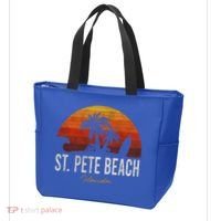 St Pete Beach Florida Fl Palms Vacation Surf Sunset Gift Tote Bag thumb 3