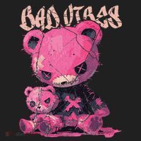 Stitched Plush Bear Cute Gothic Women's Sweatshirt thumb 2