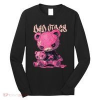 Stitched Plush Bear Cute Gothic Long Sleeve Shirt thumb 0