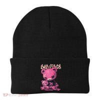Stitched Plush Bear Cute Gothic Beanie thumb 0