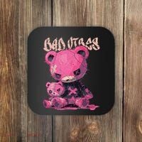Stitched Plush Bear Cute Gothic Coaster thumb 0
