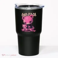 Stitched Plush Bear Cute Gothic Tumbler thumb 0