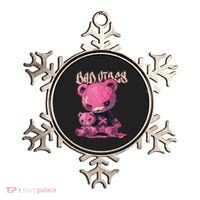 Stitched Plush Bear Cute Gothic Ornament thumb 0