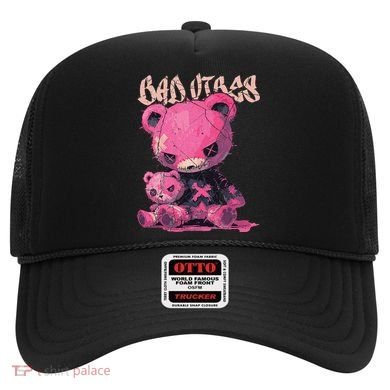 Stitched Plush Bear Cute Gothic Hat