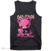 Stitched Plush Bear Cute Gothic Tank Top thumb 0