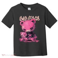 Stitched Plush Bear Cute Gothic Toddler T-Shirt thumb 0