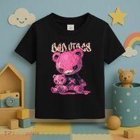 Stitched Plush Bear Cute Gothic Toddler T-Shirt thumb 3