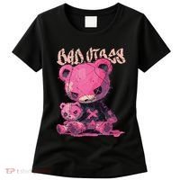 Stitched Plush Bear Cute Gothic Women's T-Shirt thumb 0