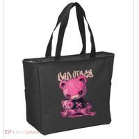 Stitched Plush Bear Cute Gothic Tote Bag thumb 2