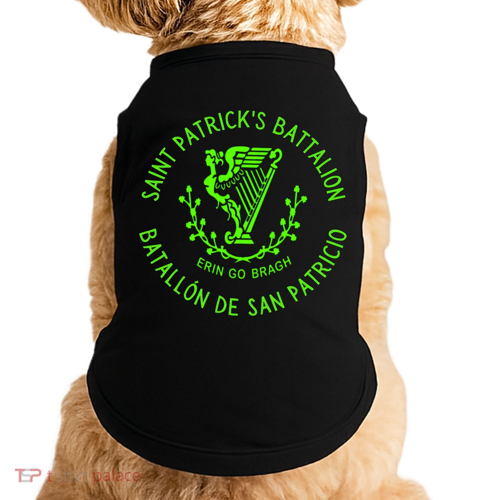 Saint Patrick's Battalion San Patricios Catholic Gift Doggie Tank