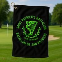 Saint Patrick's Battalion San Patricios Catholic Gift Golf Towel thumb 1