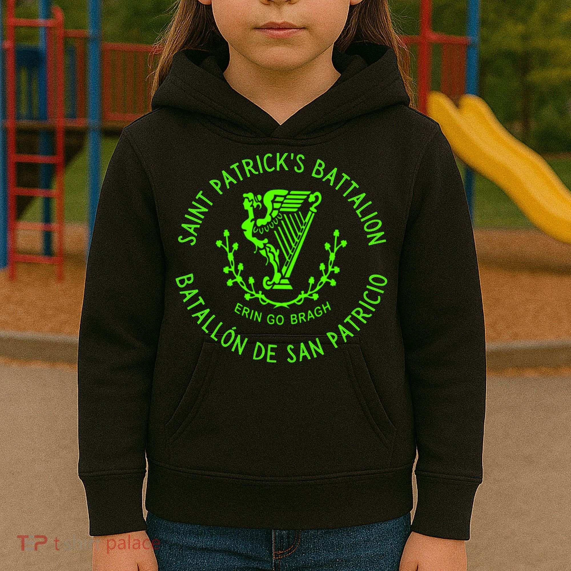 Saint Patrick's Battalion San Patricios Catholic Gift Kids Hoodie