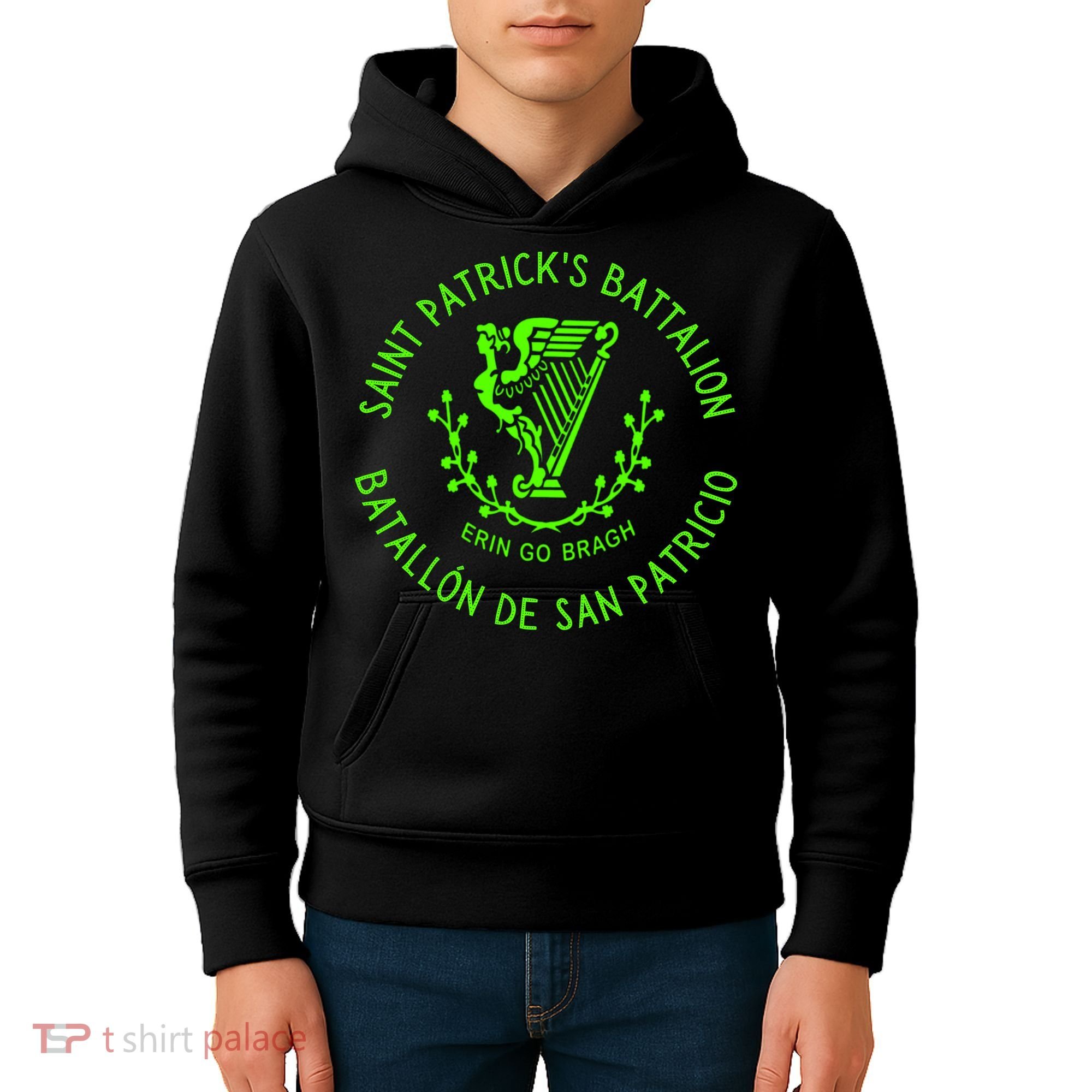 Saint Patrick's Battalion San Patricios Catholic Gift Kids Hoodie