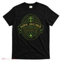 St Patrick Breastplate Prayer Catholic Saint Patricks Day T-Shirt thumb 0