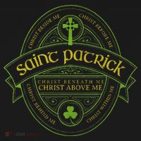 St Patrick Breastplate Prayer Catholic Saint Patricks Day Tall Long Sleeve Shirt thumb 2
