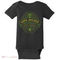 St Patrick Breastplate Prayer Catholic Saint Patricks Day Baby Bodysuit thumb 0