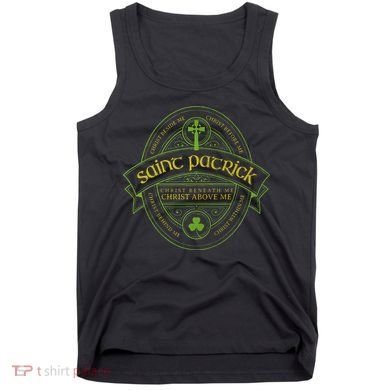 St Patrick Breastplate Prayer Catholic Saint Patricks Day Tank Top