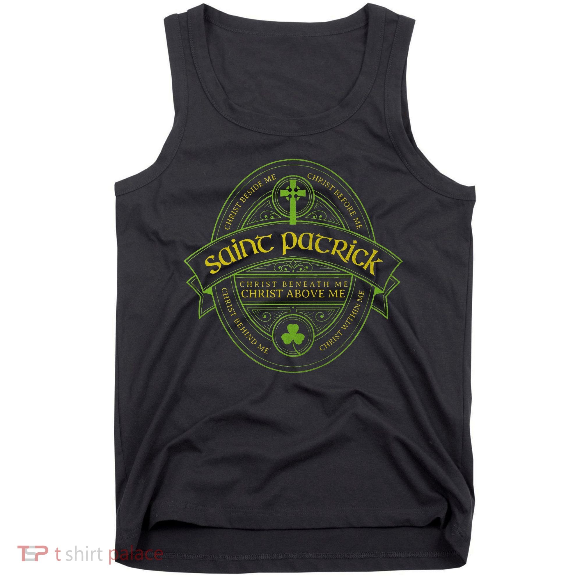 St Patrick Breastplate Prayer Catholic Saint Patricks Day Tank Top