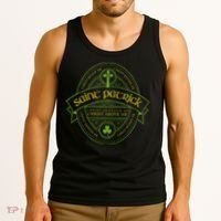 St Patrick Breastplate Prayer Catholic Saint Patricks Day Tank Top thumb 3