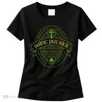 St Patrick Breastplate Prayer Catholic Saint Patricks Day Women's T-Shirt thumb 0