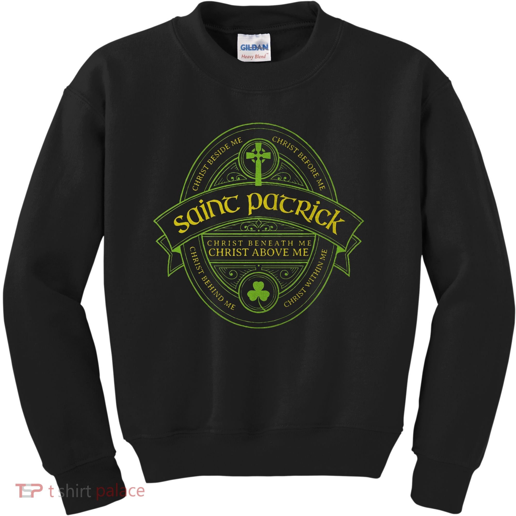 St Patrick Breastplate Prayer Catholic Saint Patricks Day Kids Sweatshirt