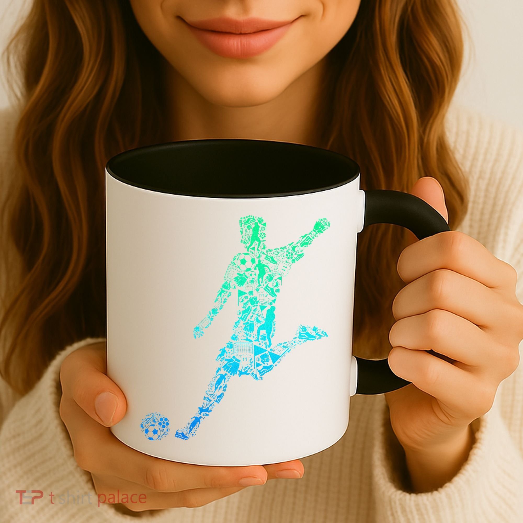 Soccer Player Boy Coffee Mug