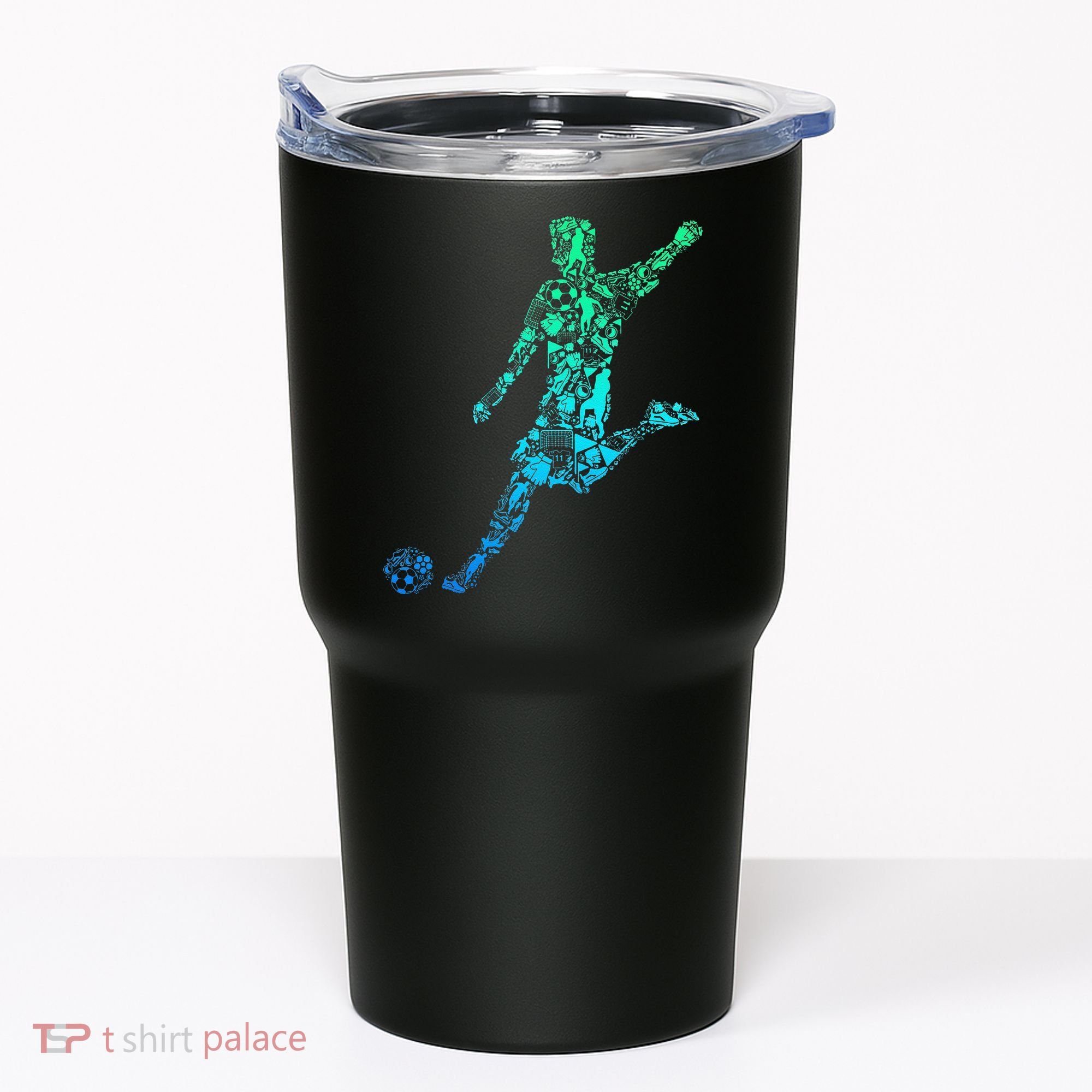 Soccer Player Boy Tumbler