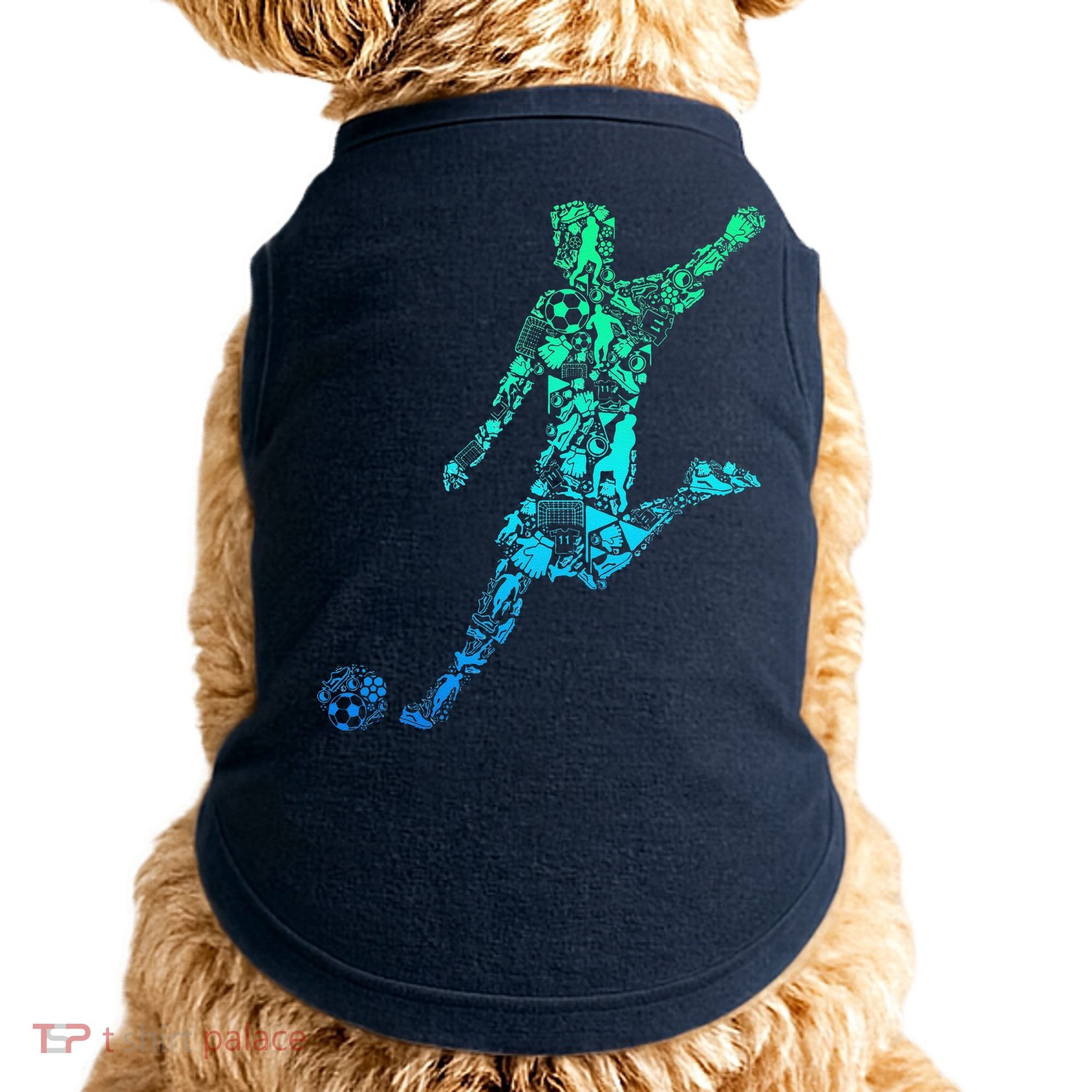Soccer Player Boy Doggie Tank