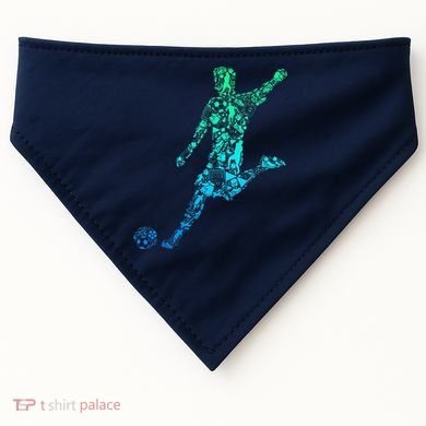 Soccer Player Boy USA-Made Doggie Bandana