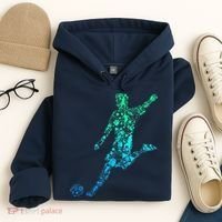 Soccer Player Boy Hoodie thumb 4